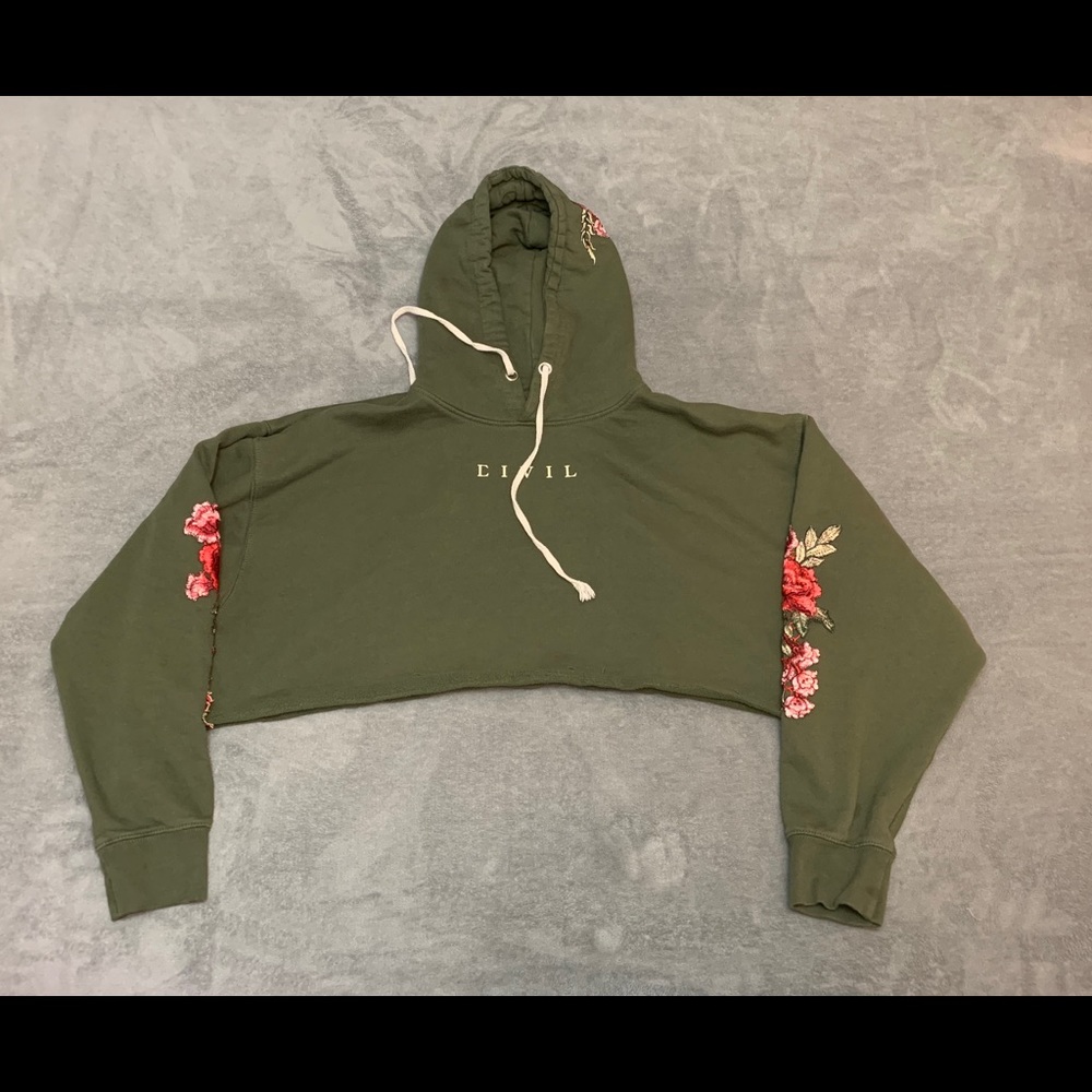 Civil Regime Hoodie Crop XXL Women’s Oversized